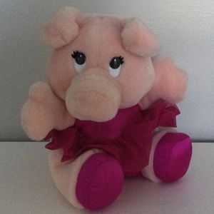 Rare Plush Ballerina Pig